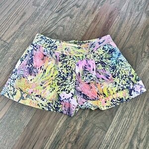 MNK Colorful Snake Pattern Shorts Size Small